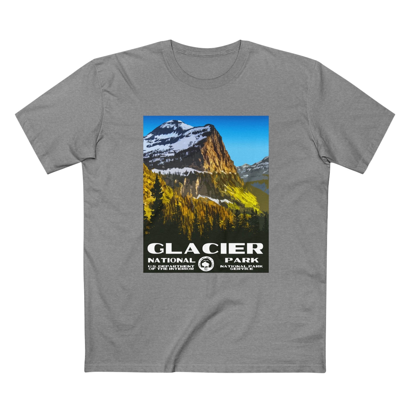 Glacier National Park T-Shirt - WPA Poster