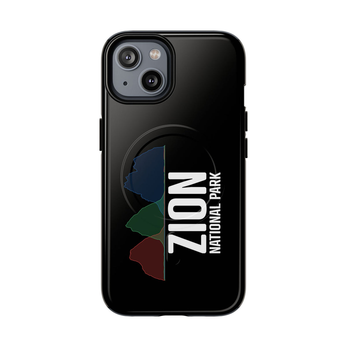 Zion National Park iPhone Case with MagSafe - Histogram Design