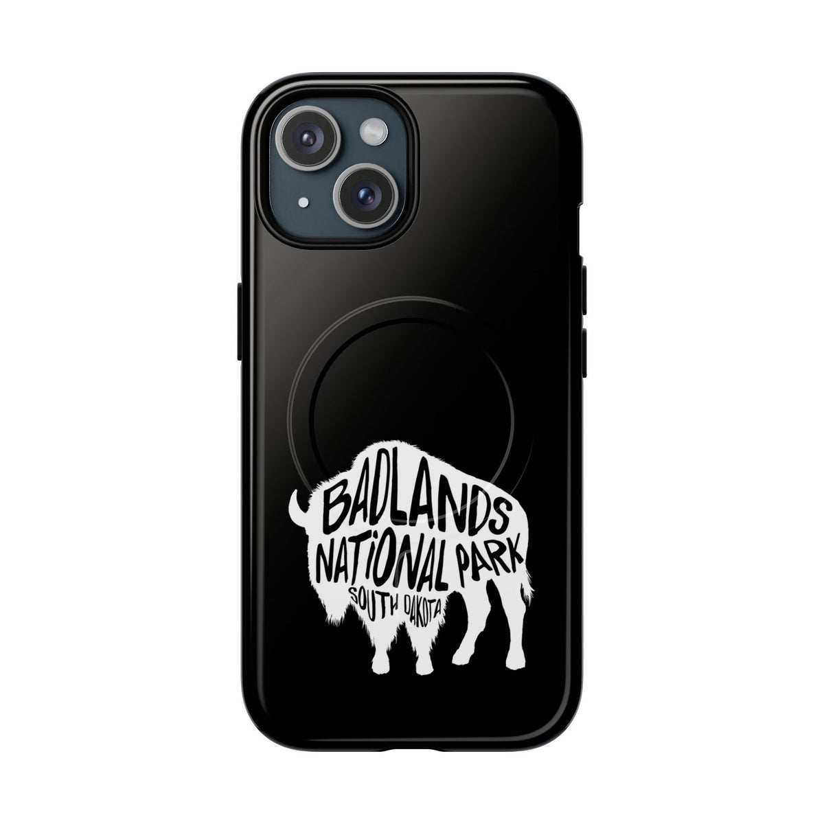 Badlands National Park iPhone Case with MagSafe - Bison Design