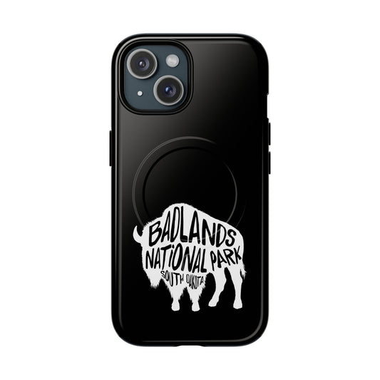Badlands National Park iPhone Case with MagSafe - Bison Design