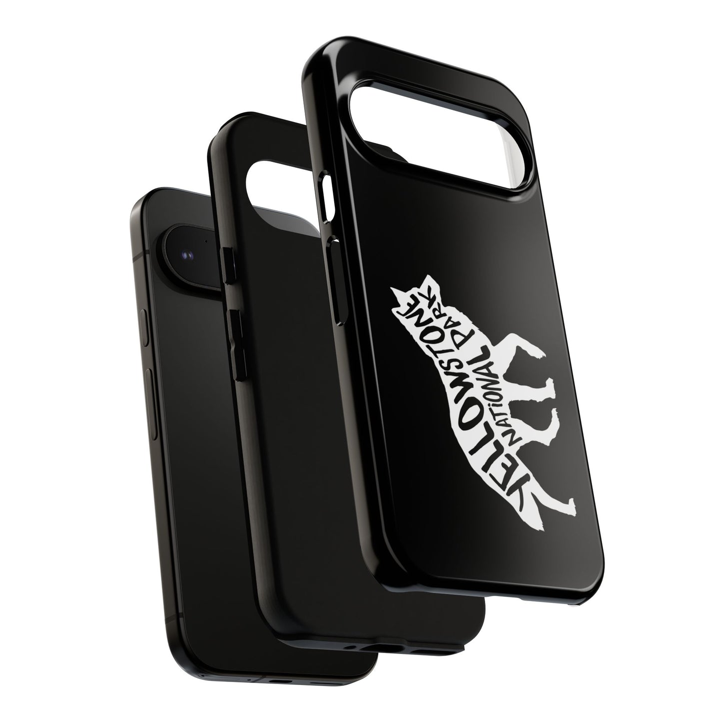 Yellowstone National Park Phone Case - Wolf Design
