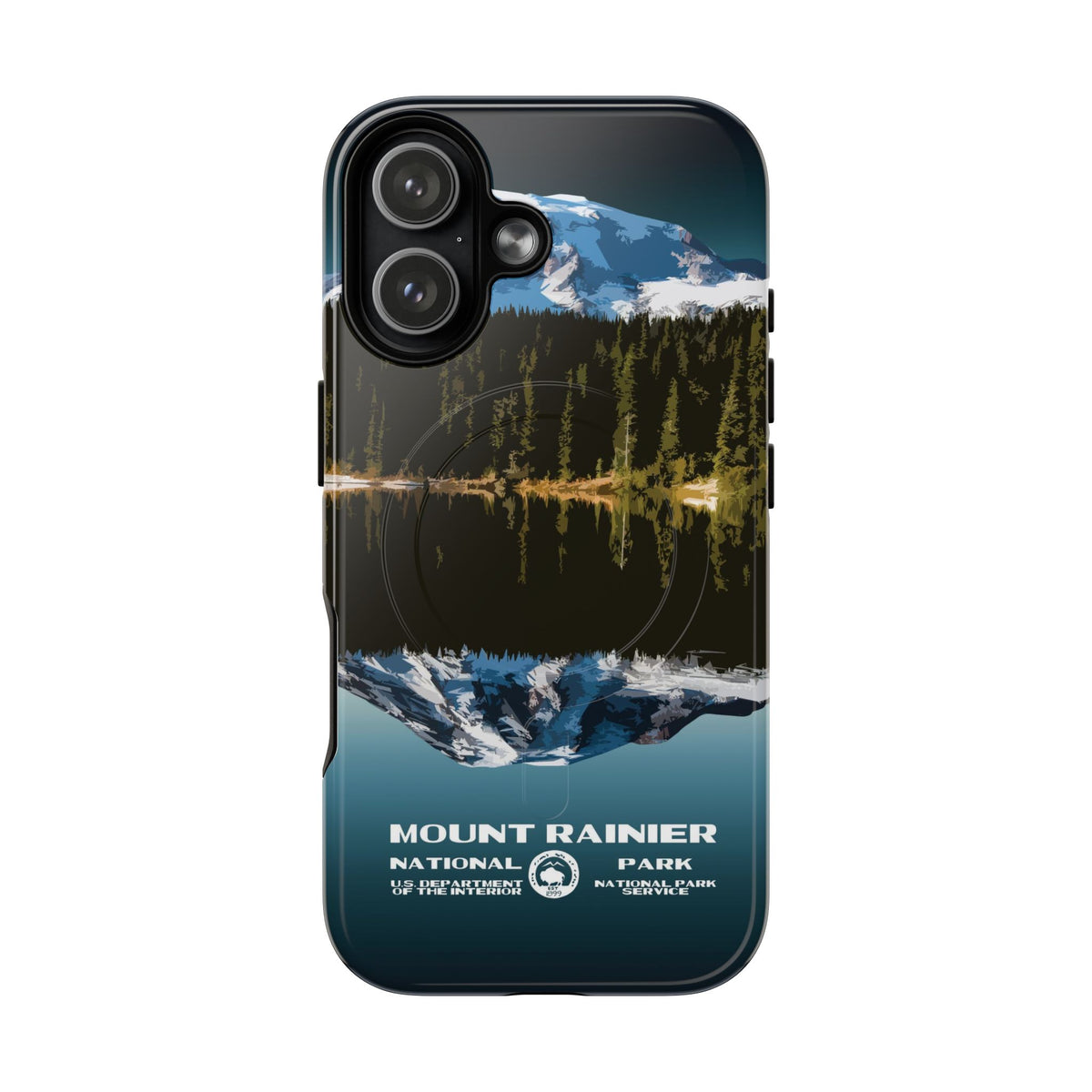 Mount Rainier National Park iPhone Case with MagSafe - WPA Design