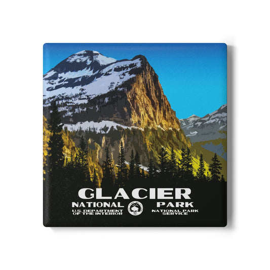 Glacier National Park Ceramic Coaster