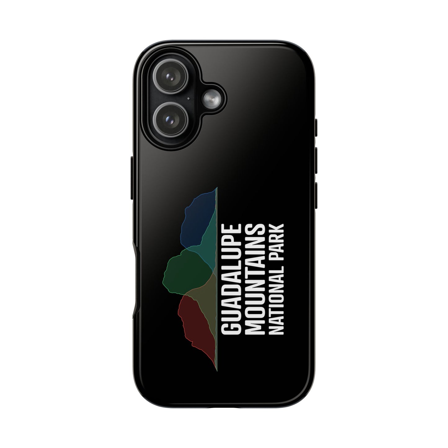 Guadalupe Mountains National Park Phone Case - Histogram Design