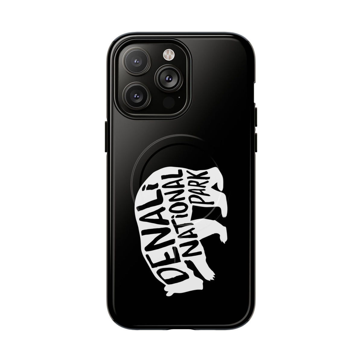 Denali National Park iPhone Case with MagSafe - Grizzly Bear Design