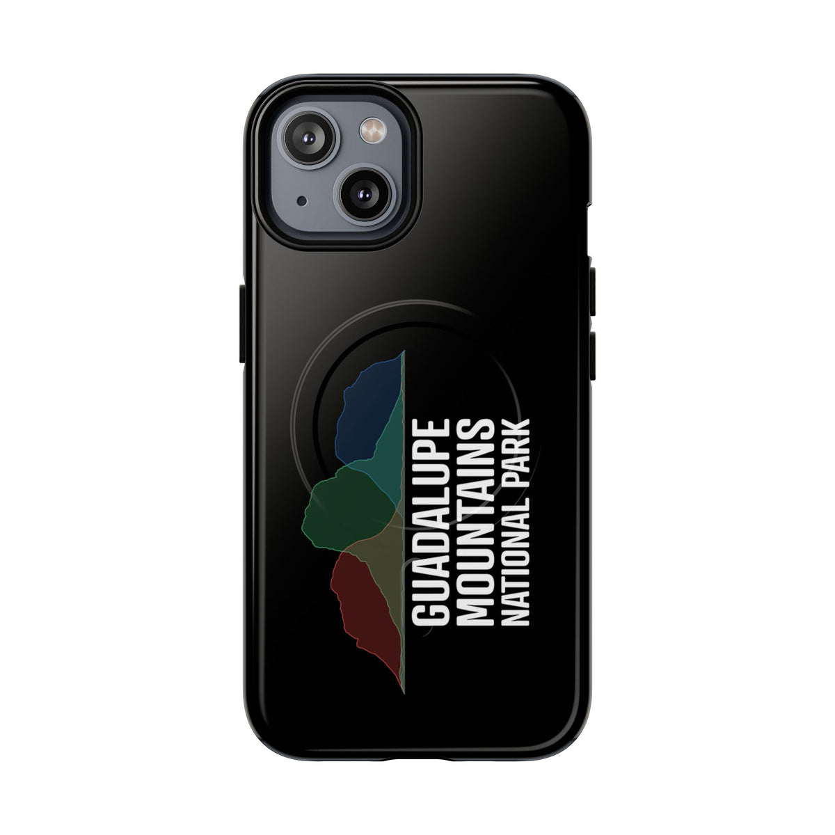 Guadalupe Mountains National Park iPhone Case with MagSafe - Histogram Design