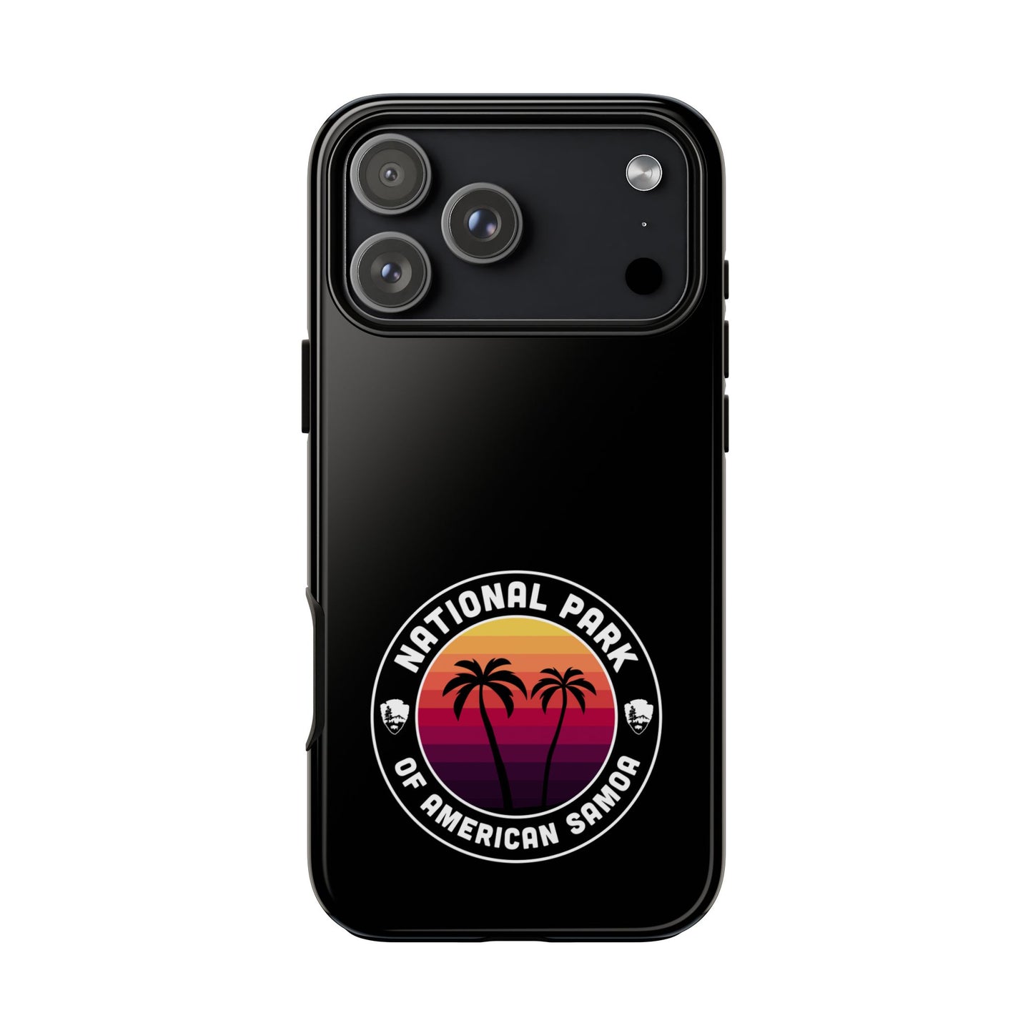 National Park of American Samoa Phone Case - Round Emblem Design