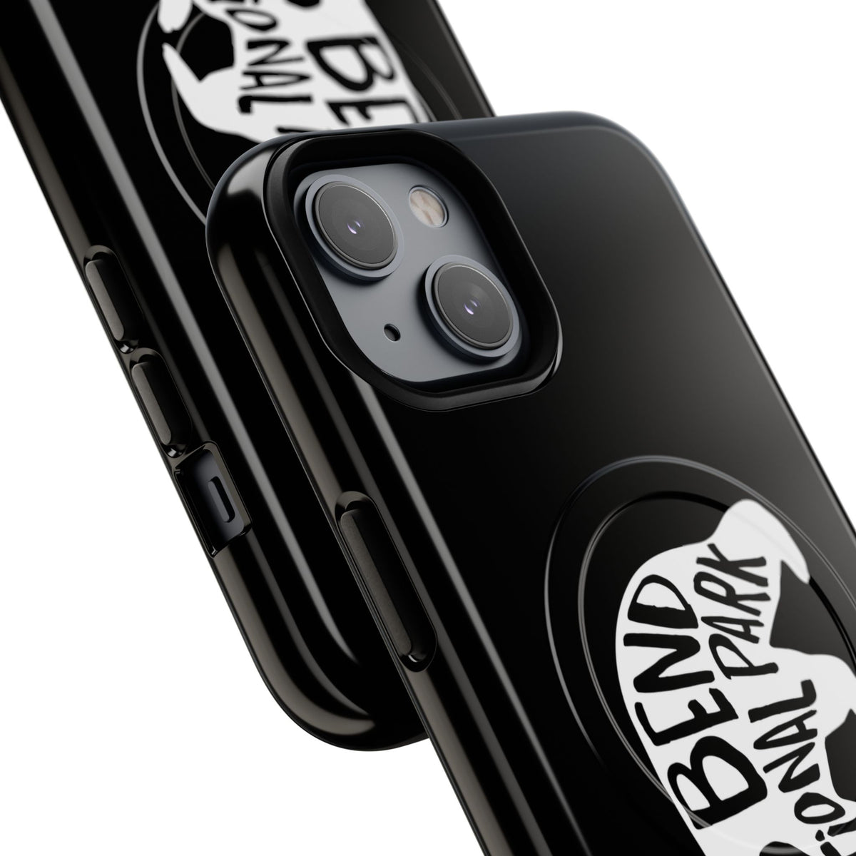 Big Bend National Park iPhone Case with MagSafe - Black Bear Design