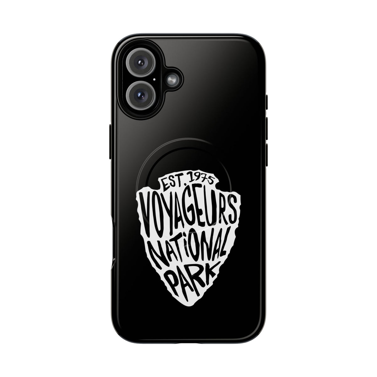 Voyageurs National Park iPhone Case with MagSafe - Arrowhead Design