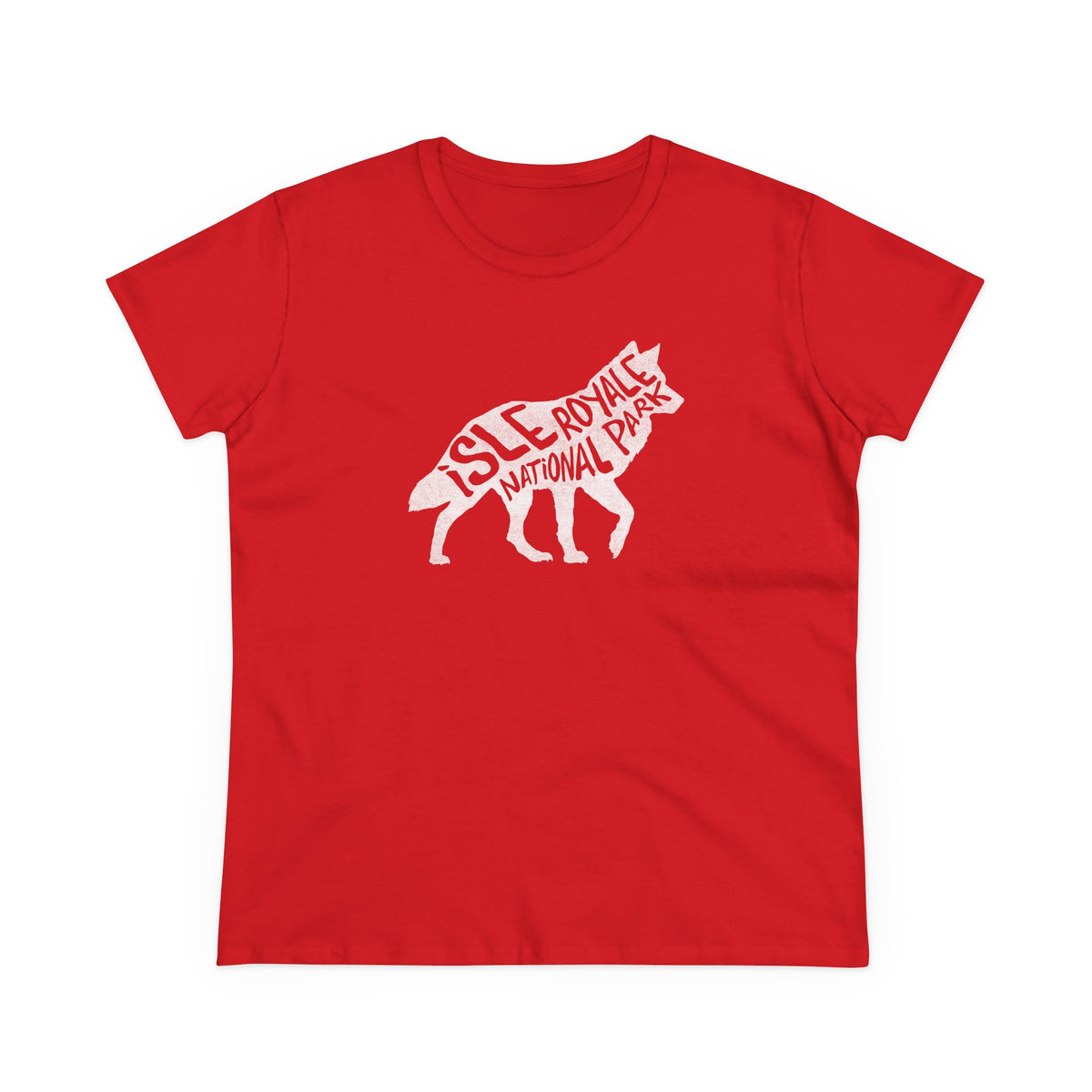 Isle Royale National Park Women's T-Shirt - Wolf