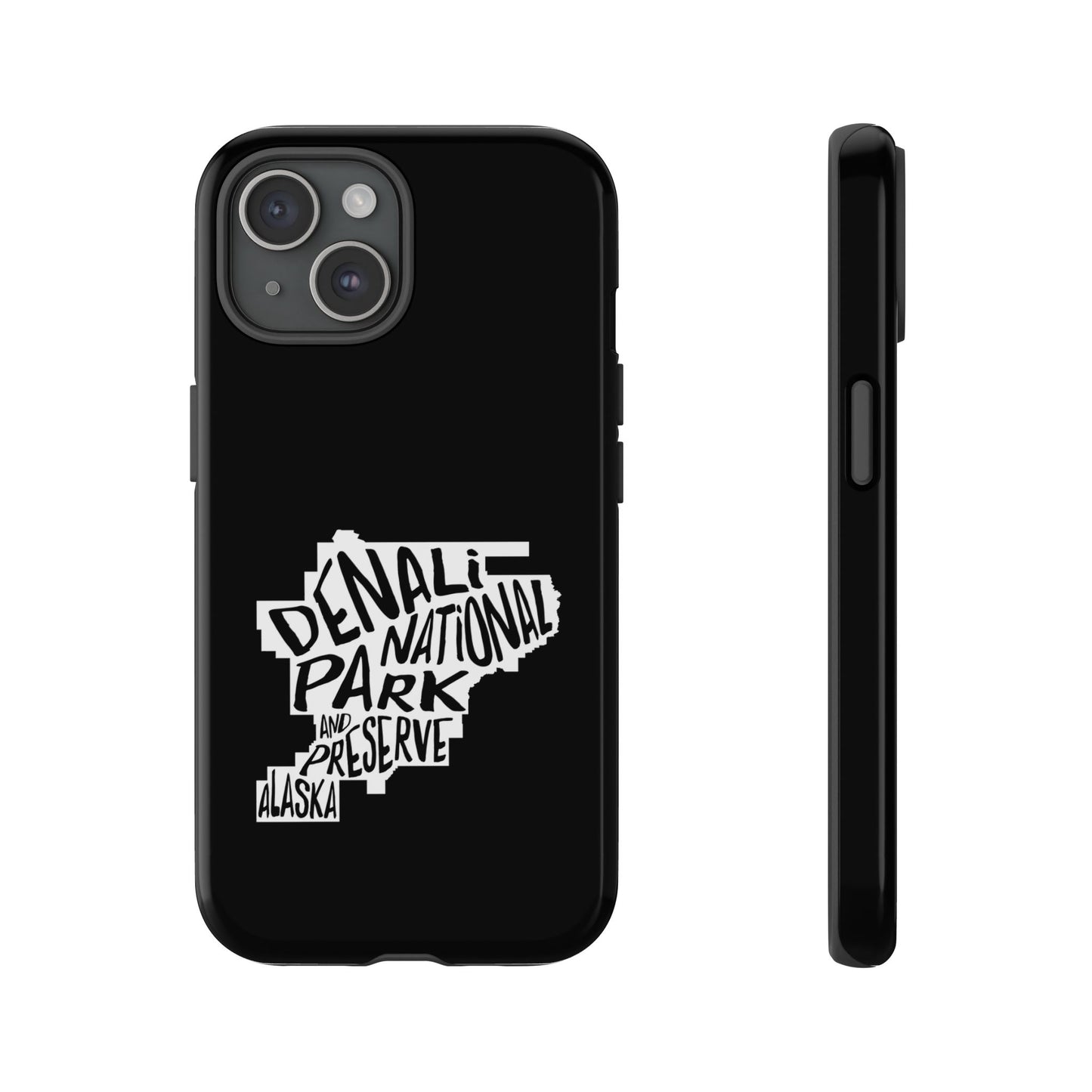 Denali National Park Phone Case - Map Design