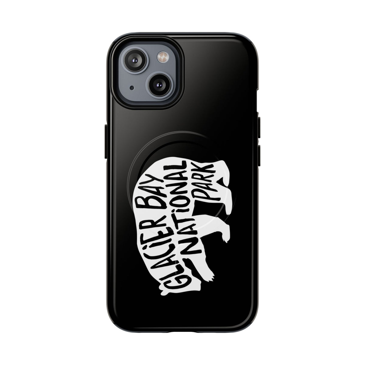 Glacier Bay National Park iPhone Case with MagSafe - Grizzly Bear Design