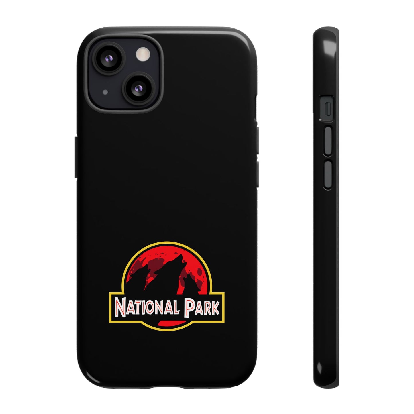 3 Wolf National Park iPhone Case - Parody Logo