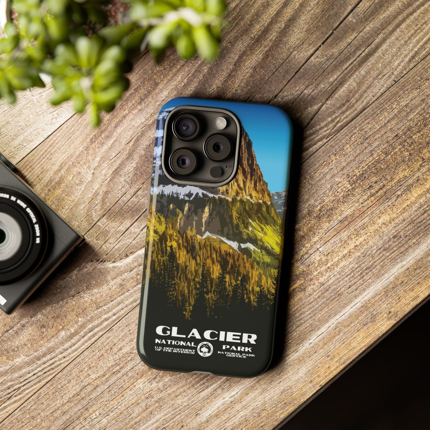 Glacier National Park Phone Case - WPA Style