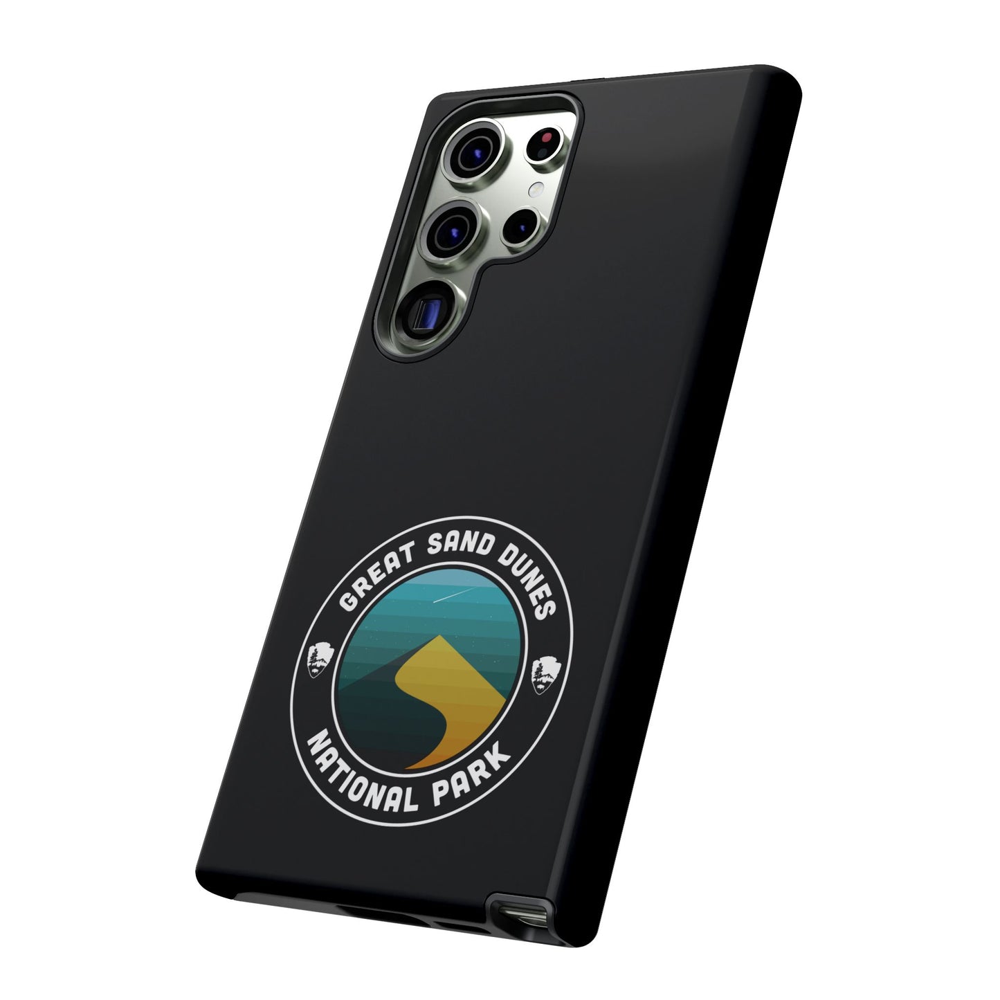 Great Sand Dunes National Park Phone Case - Round Emblem Design