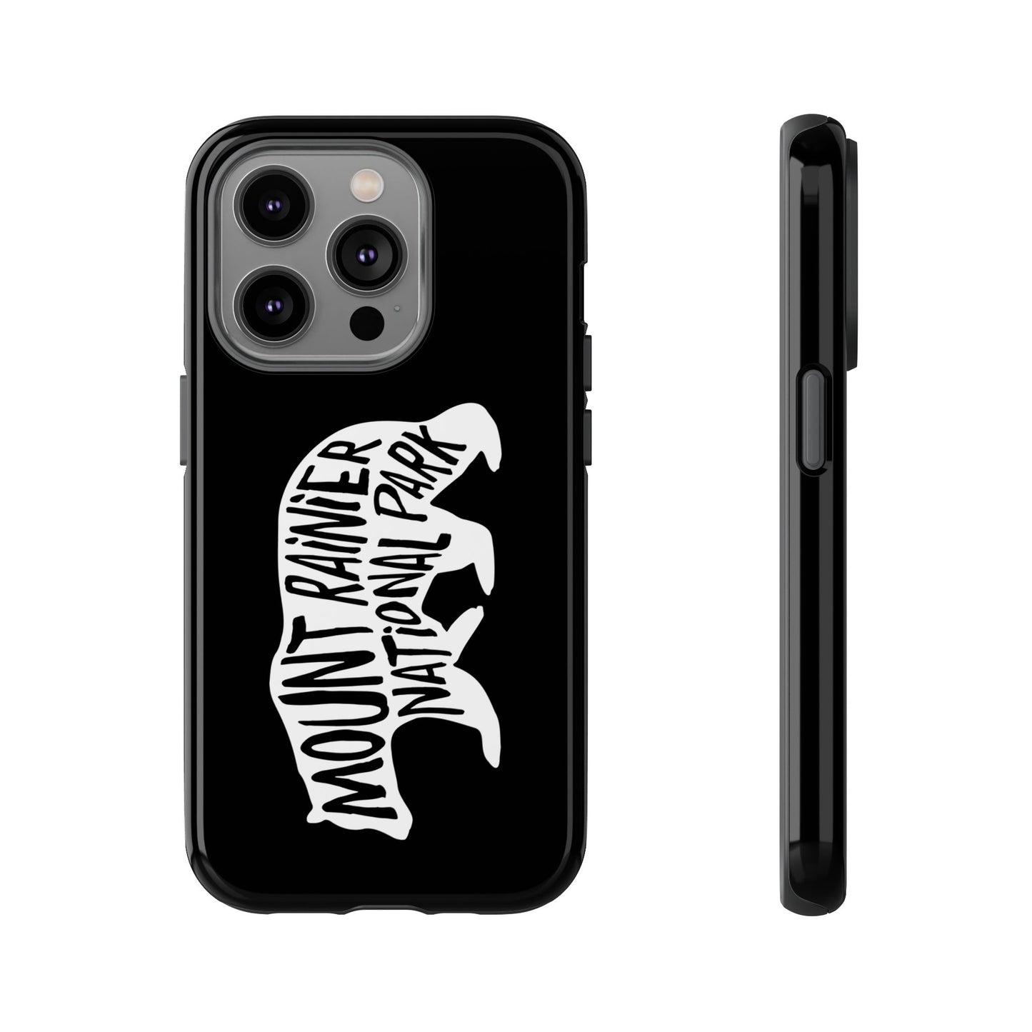 Mount Rainier National Park Phone Case - Black Bear Design