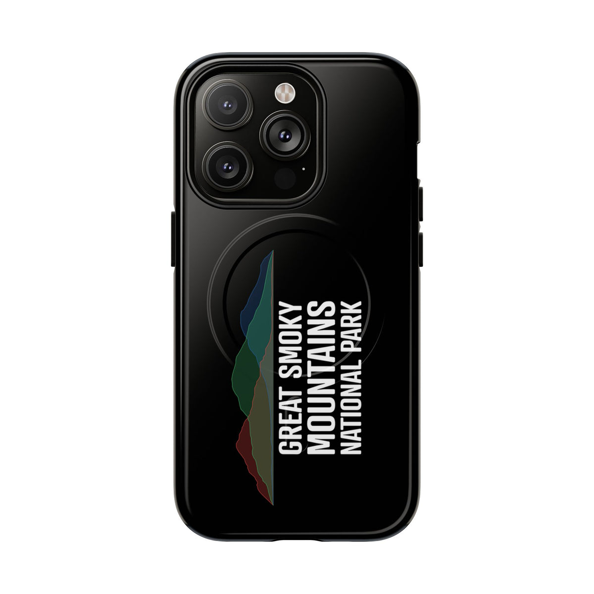 Great Smoky Mountains National Park iPhone Case with MagSafe - Histogram Design
