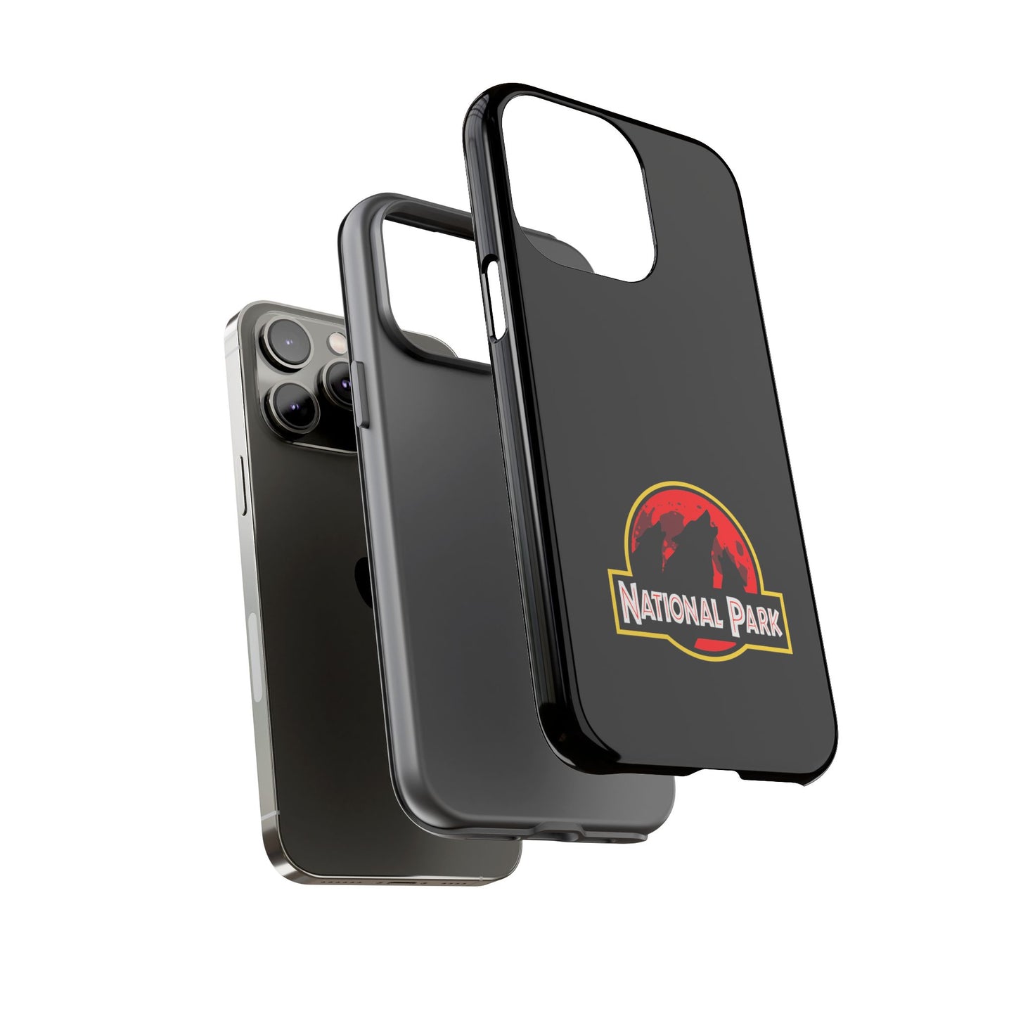 3 Wolf National Park iPhone Case - Parody Logo