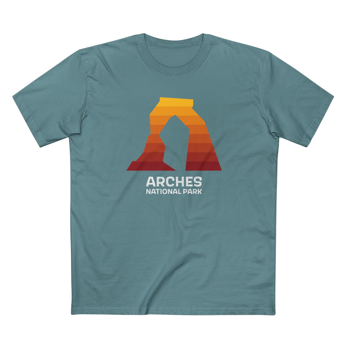 Arches National Park T-Shirt Delicate Arch in Slate Blue