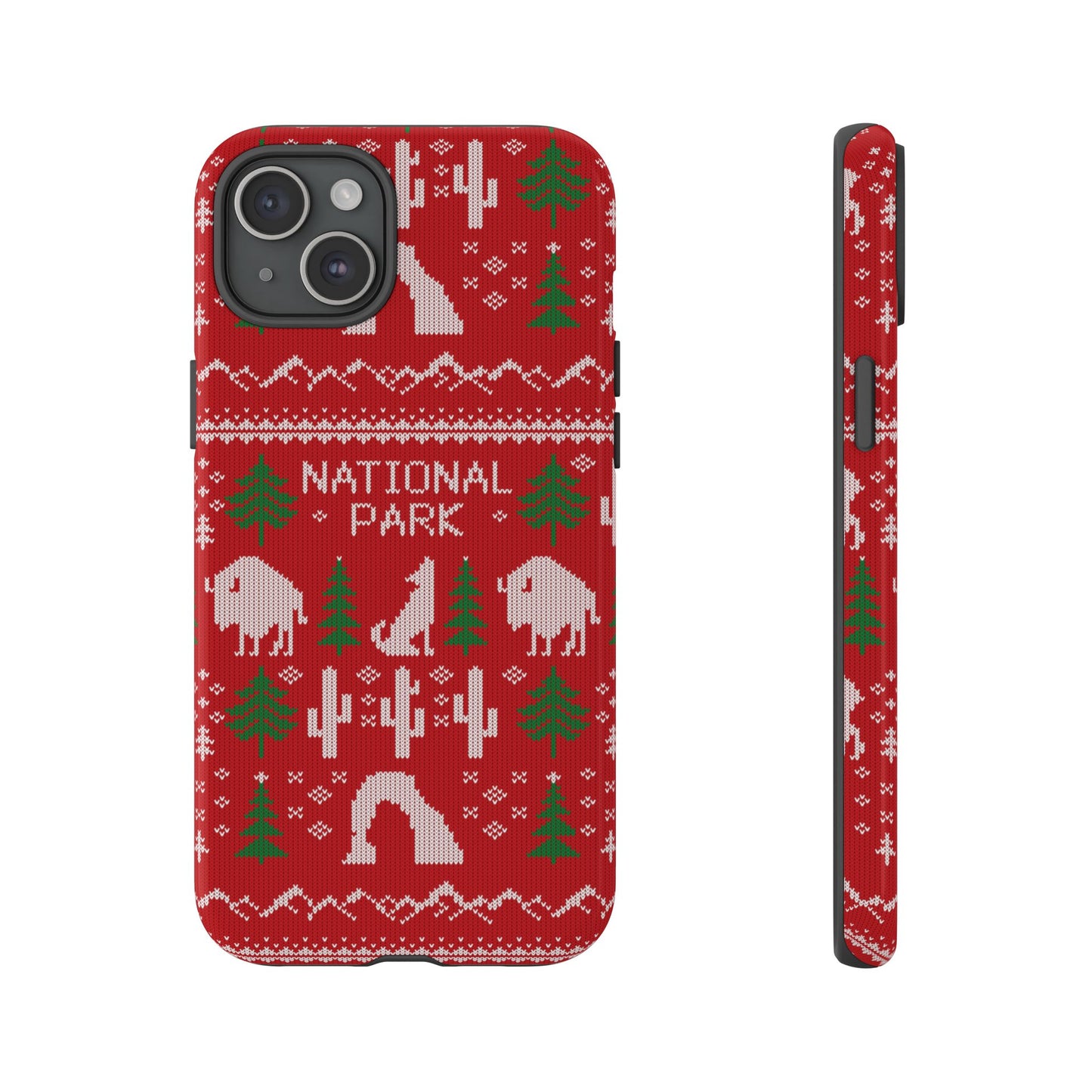 National Park Phone Case - Fair Isle Pattern