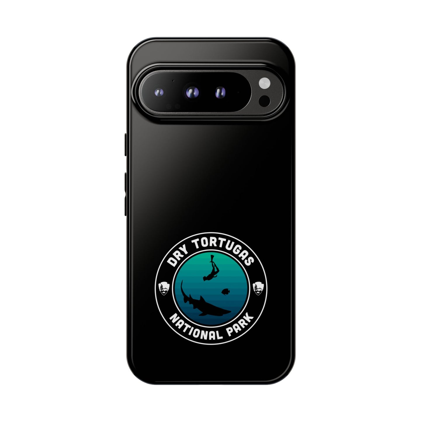 Dry Tortugas National Park Phone Case - Round Emblem Design