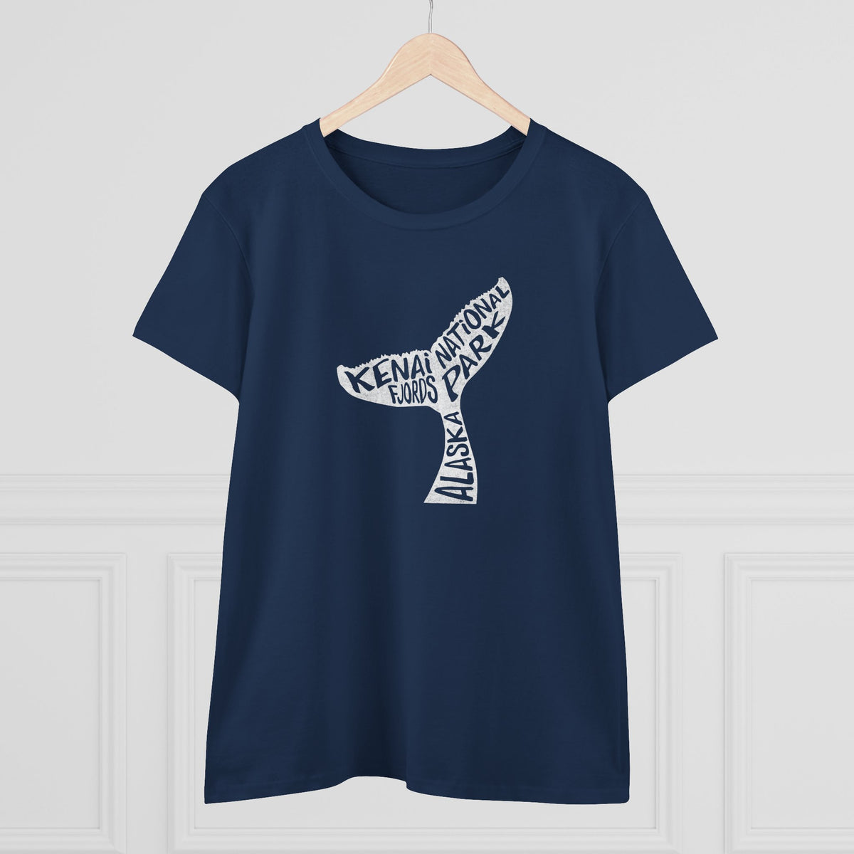 Kenai Fjords National Park Women's T-Shirt - Whale Tail