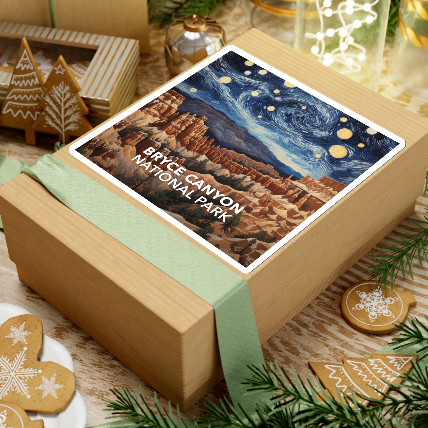 Bryce Canyon National Park Sticker - The Starry Night