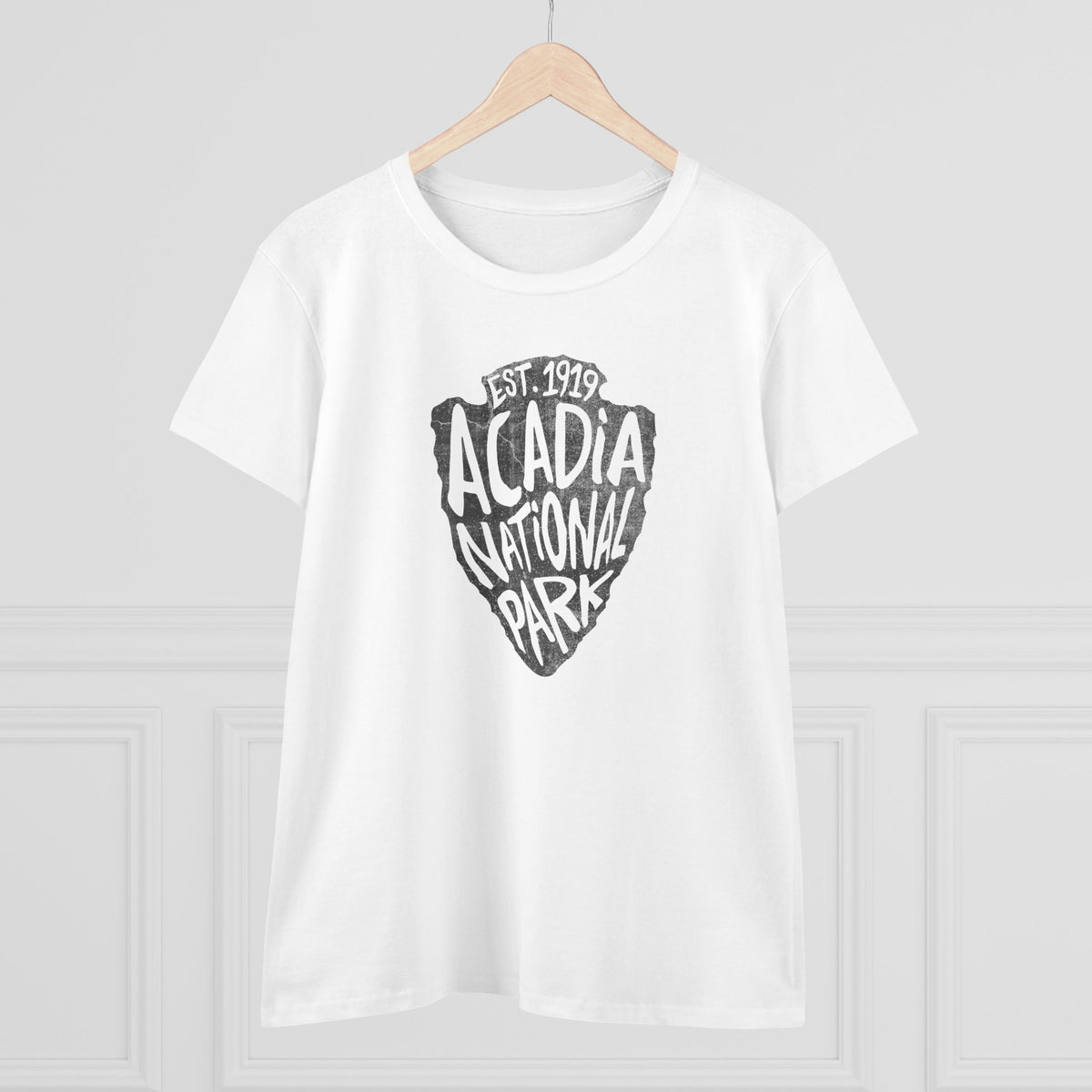 Acadia National Park Women's T-Shirt - Arrowhead Design