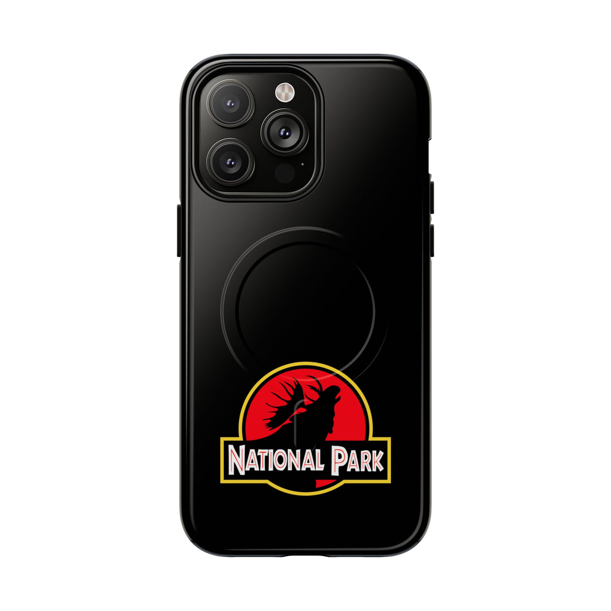 Moose National Park iPhone Case with MagSafe - Parody Logo