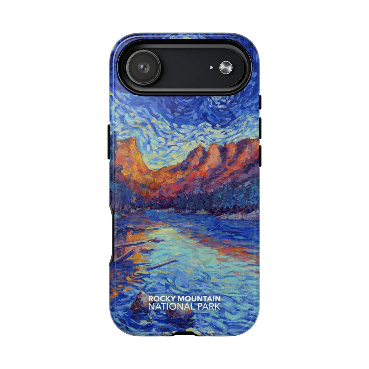 Rocky Mountain National Park iPhone Case with MagSafe - Starry Night