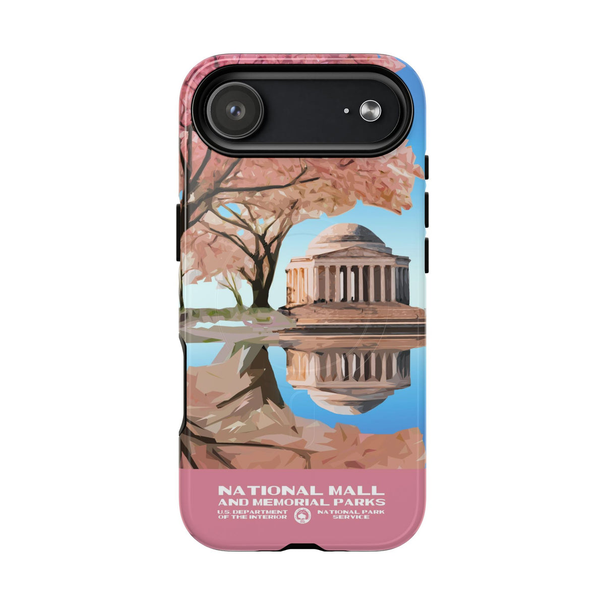National Mall Washington DC iPhone Case with MagSafe - WPA Design