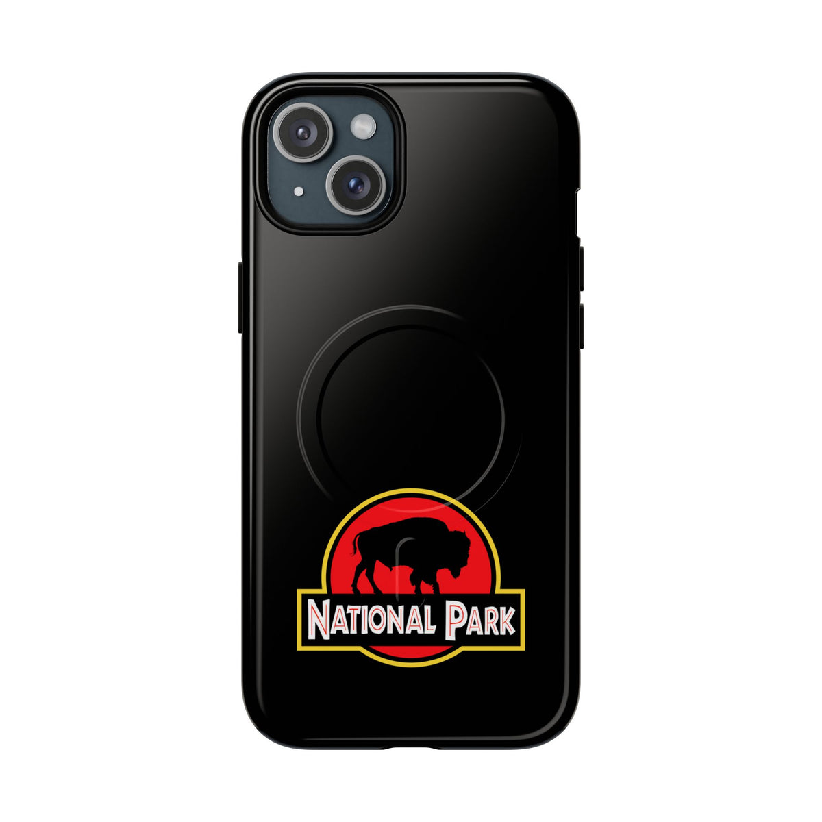 Bison National Park iPhone Case with MagSafe - Parody Logo