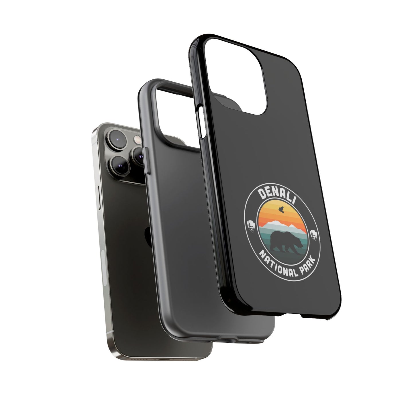 Denali National Park Phone Case - Round Emblem Design