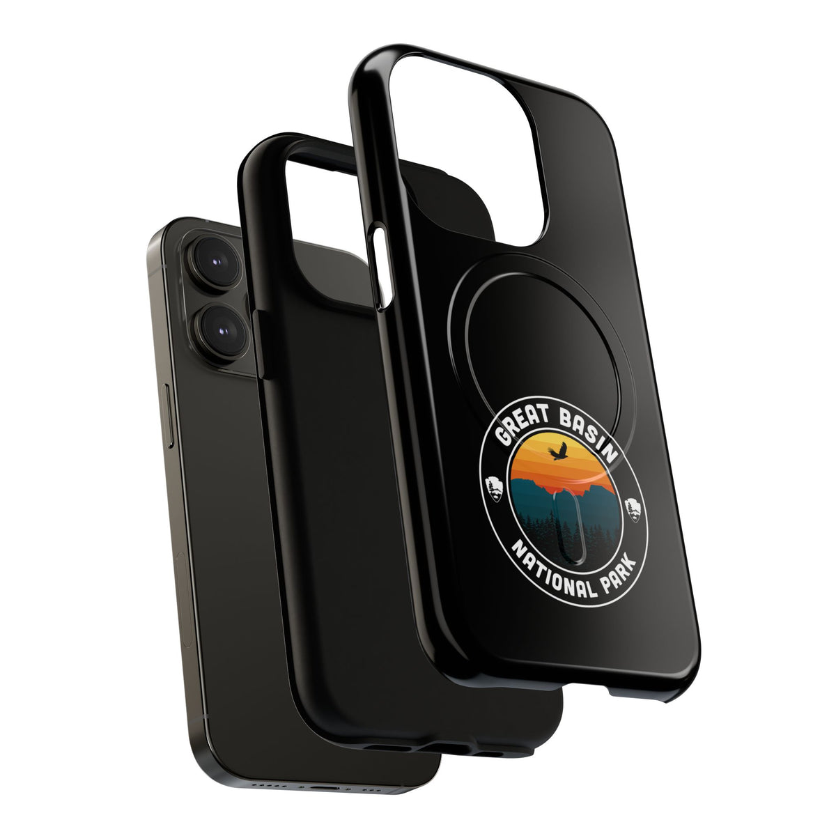 Great Basin National Park iPhone Case with MagSafe - Round Emblem Design