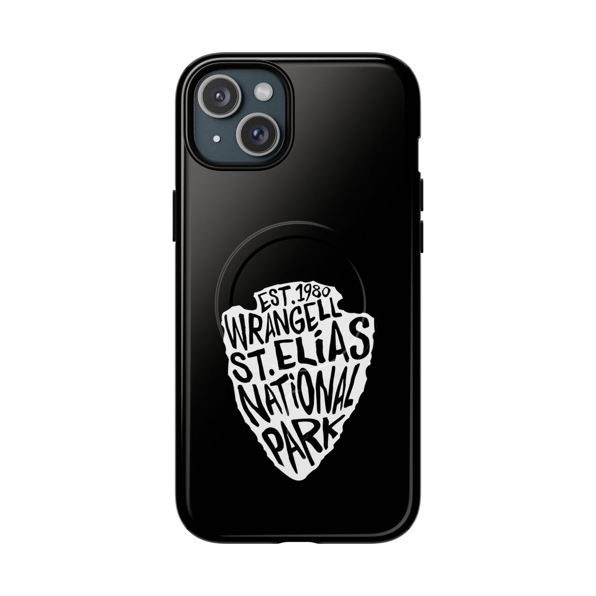 Wrangell St Elias National Park iPhone Case with MagSafe - Arrowhead Design