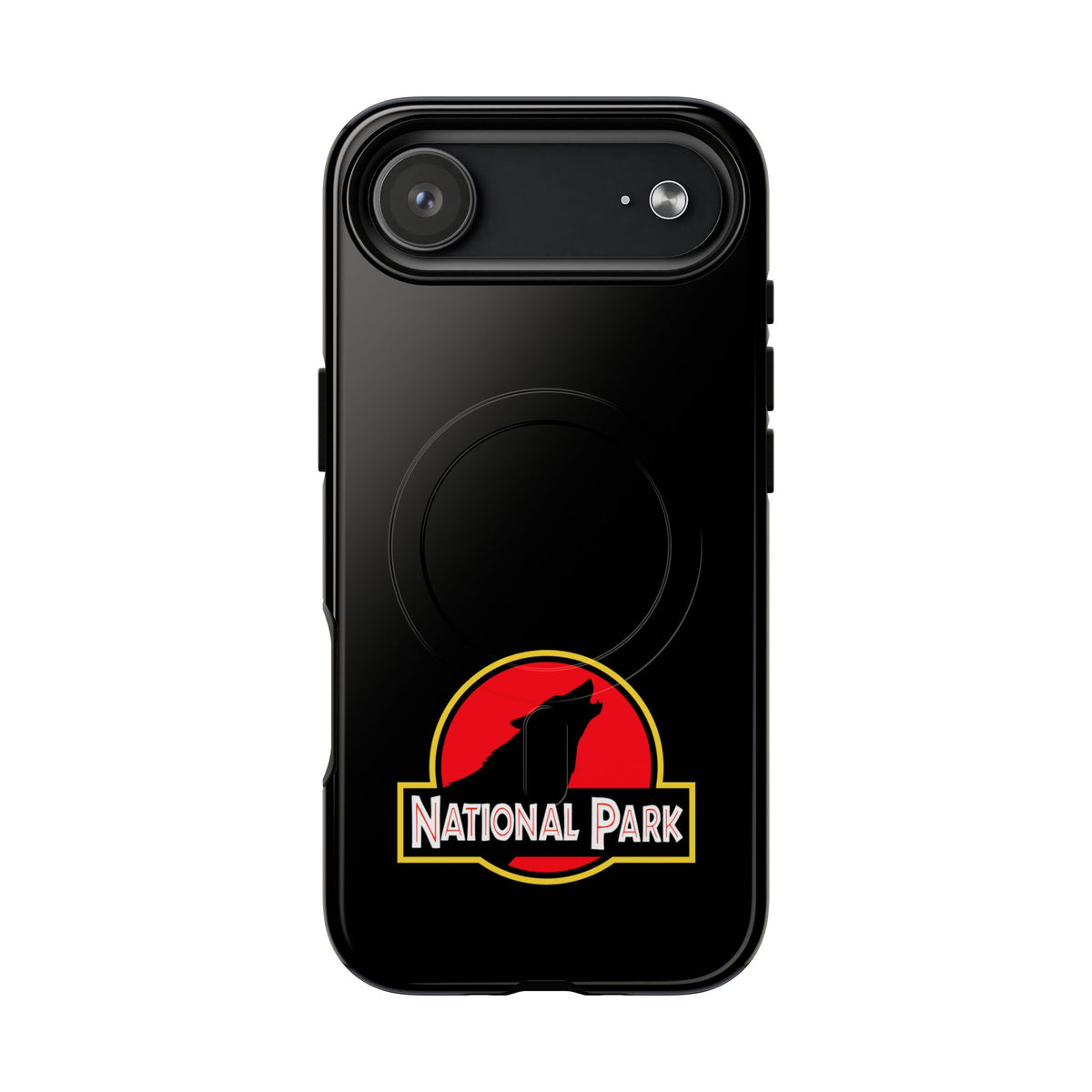 Wolf National Park iPhone Case with MagSafe - Parody Logo
