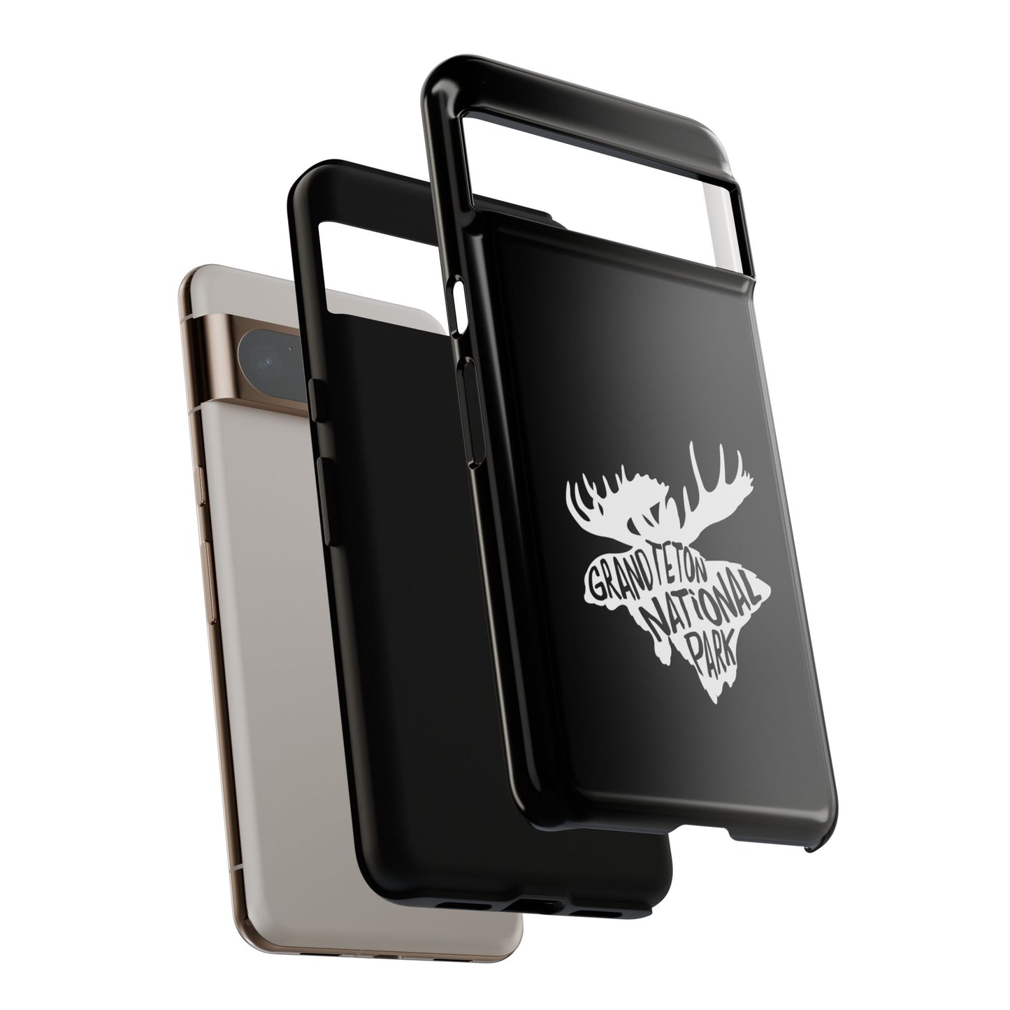 Grand Teton National Park Phone Case - Moose Design