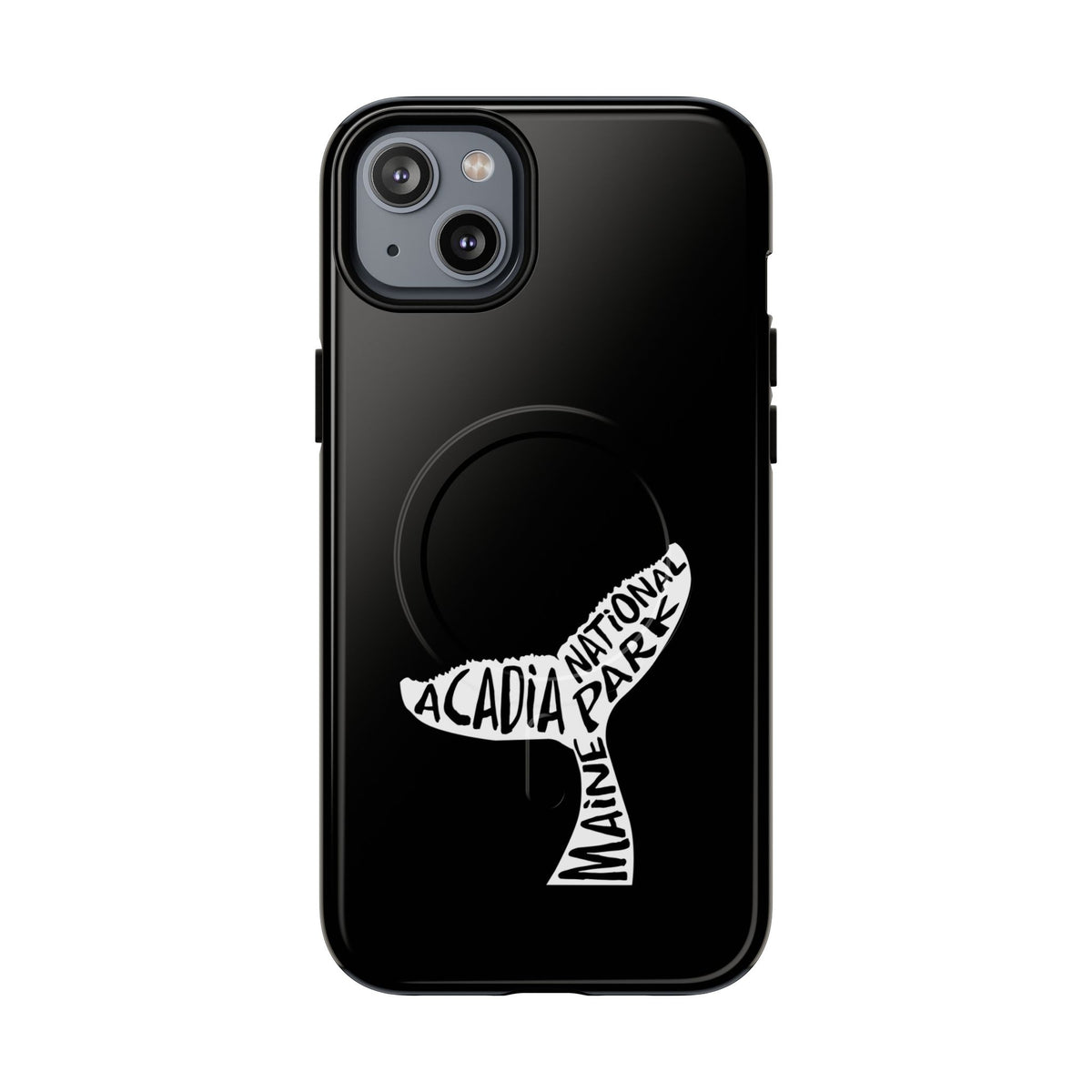 Acadia National Park iPhone Case with MagSafe - Humpback Whale Tail Design