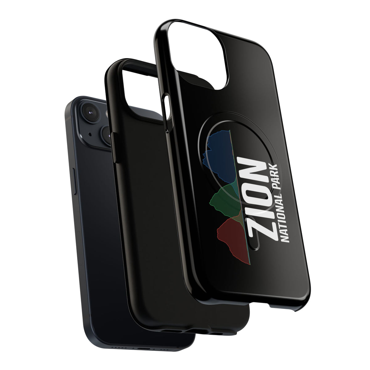 Zion National Park iPhone Case with MagSafe - Histogram Design