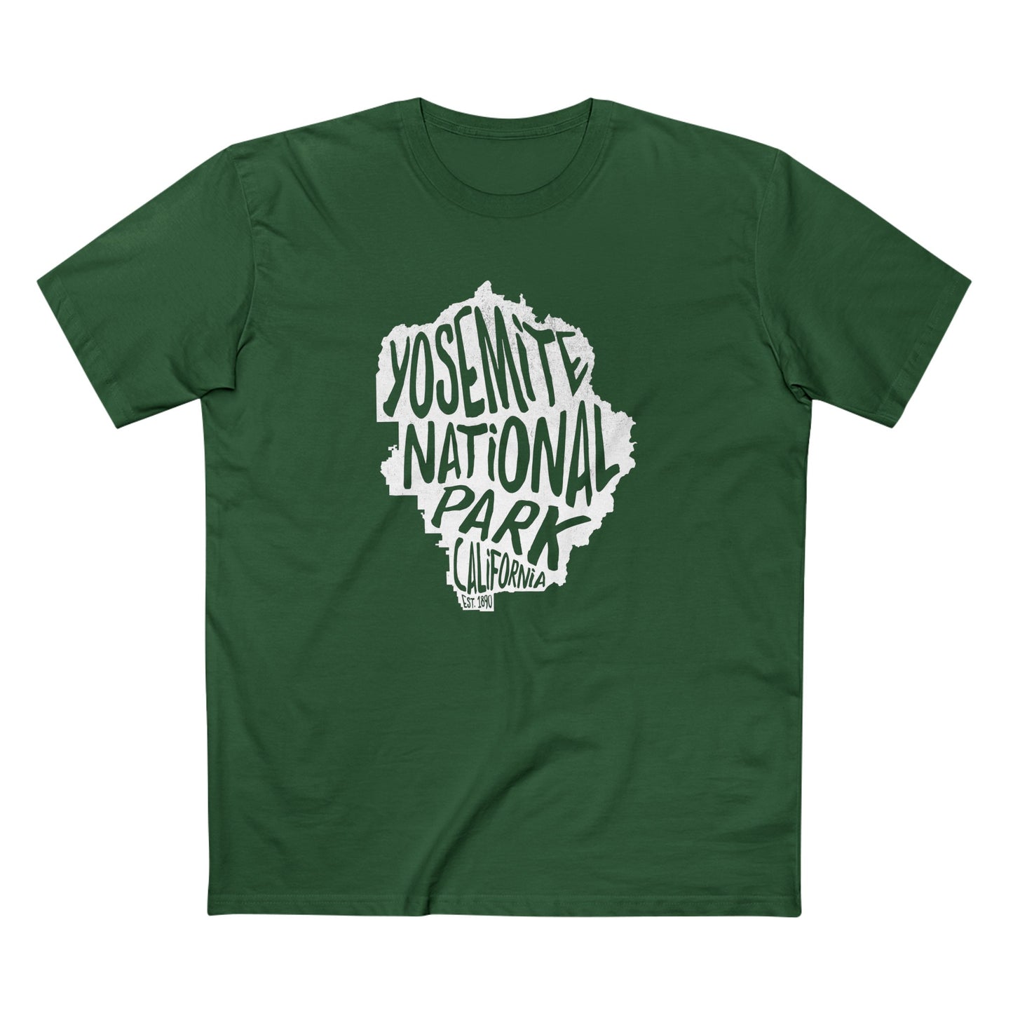 Yosemite National Park T-Shirt - Map