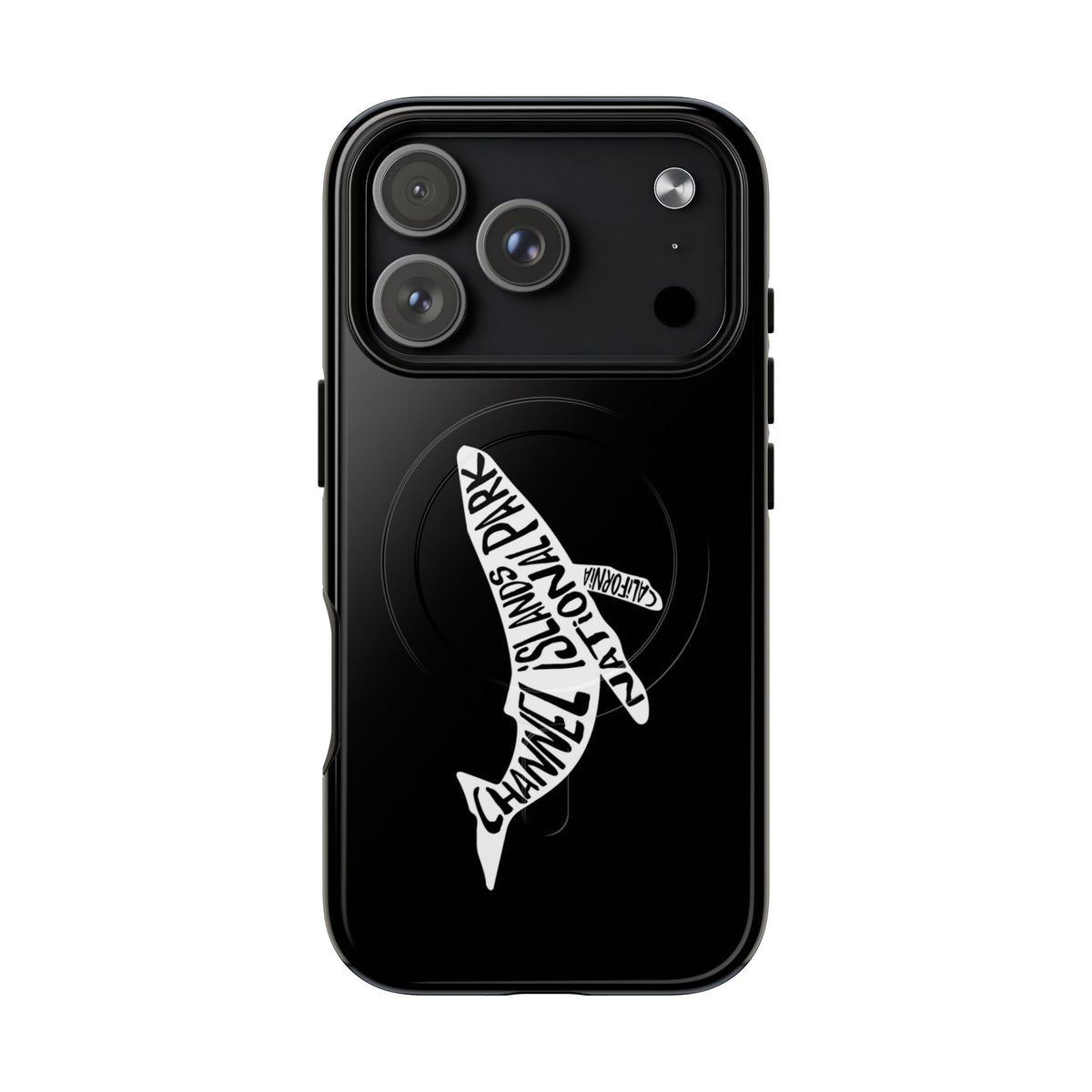 Channel Islands National Park iPhone case with MagSafe featuring humpback whale artwork.