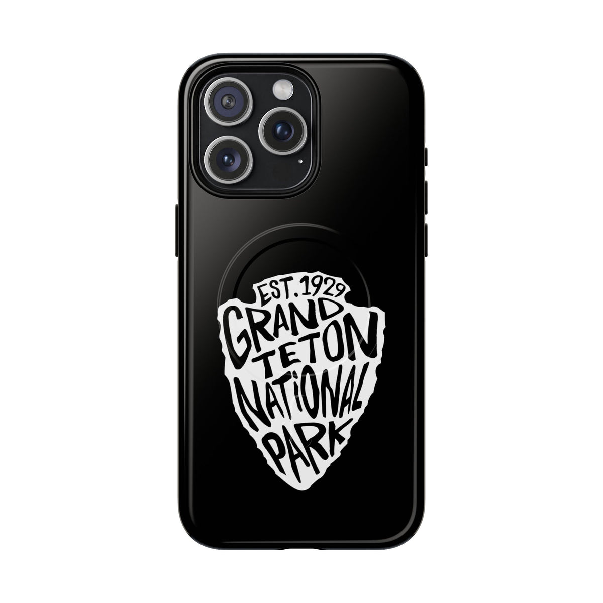 Grand Teton National Park iPhone Case with MagSafe - Arrowhead Design