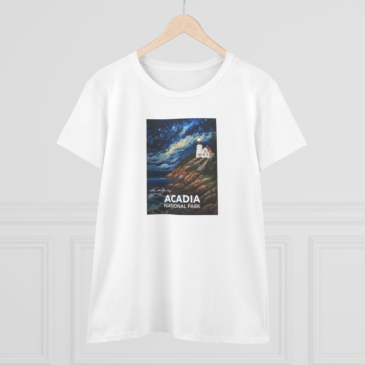 Acadia National Park Women's T-Shirt - Starry Night