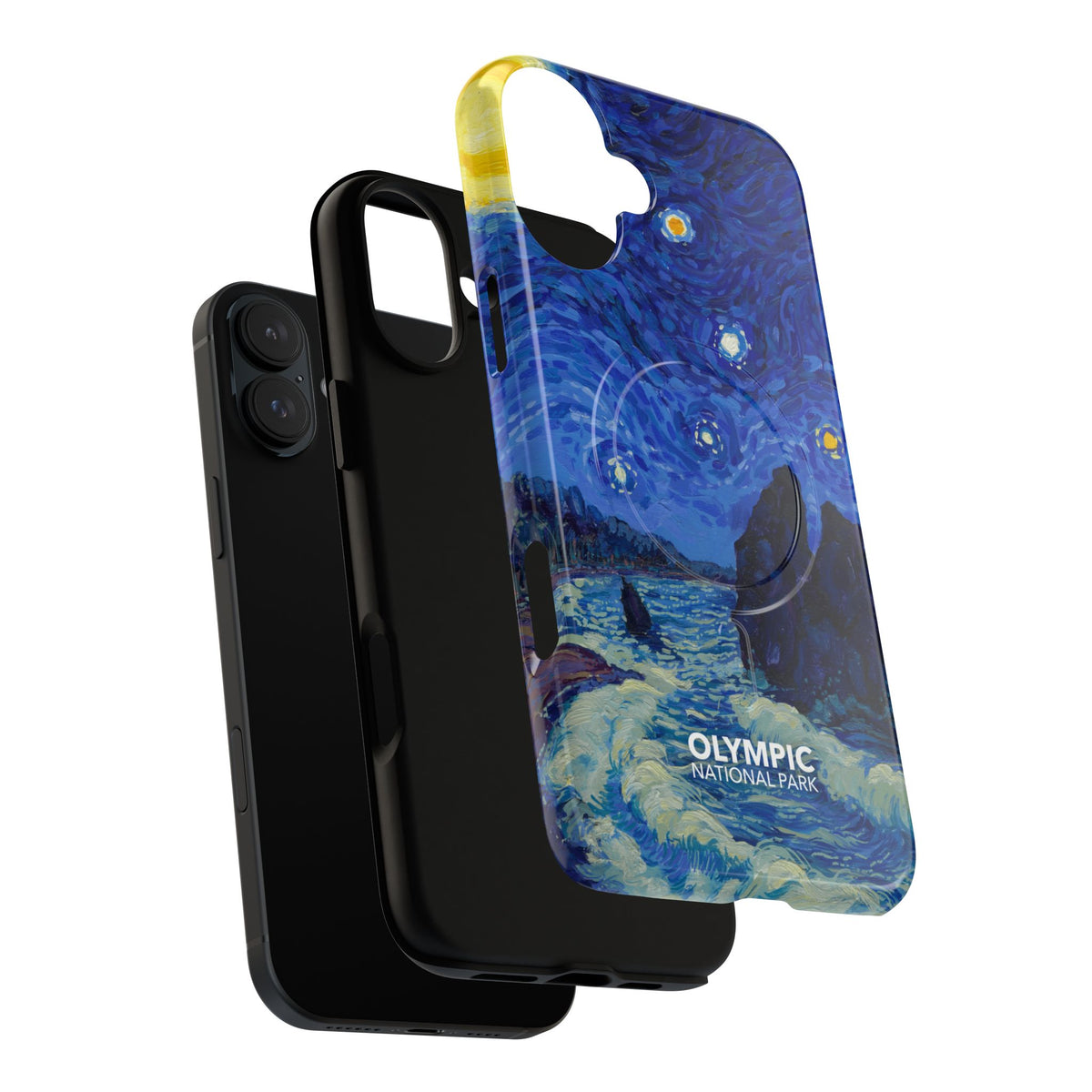 Olympic National Park iPhone Case with MagSafe - Starry Night