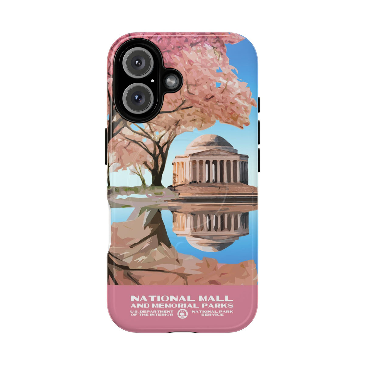 National Mall Washington DC iPhone Case with MagSafe - WPA Design
