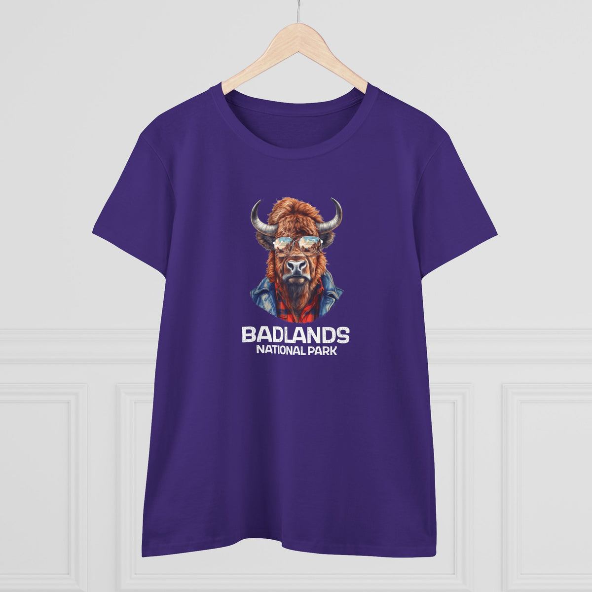 Badlands National Park Women's T-Shirt - Cool Bison