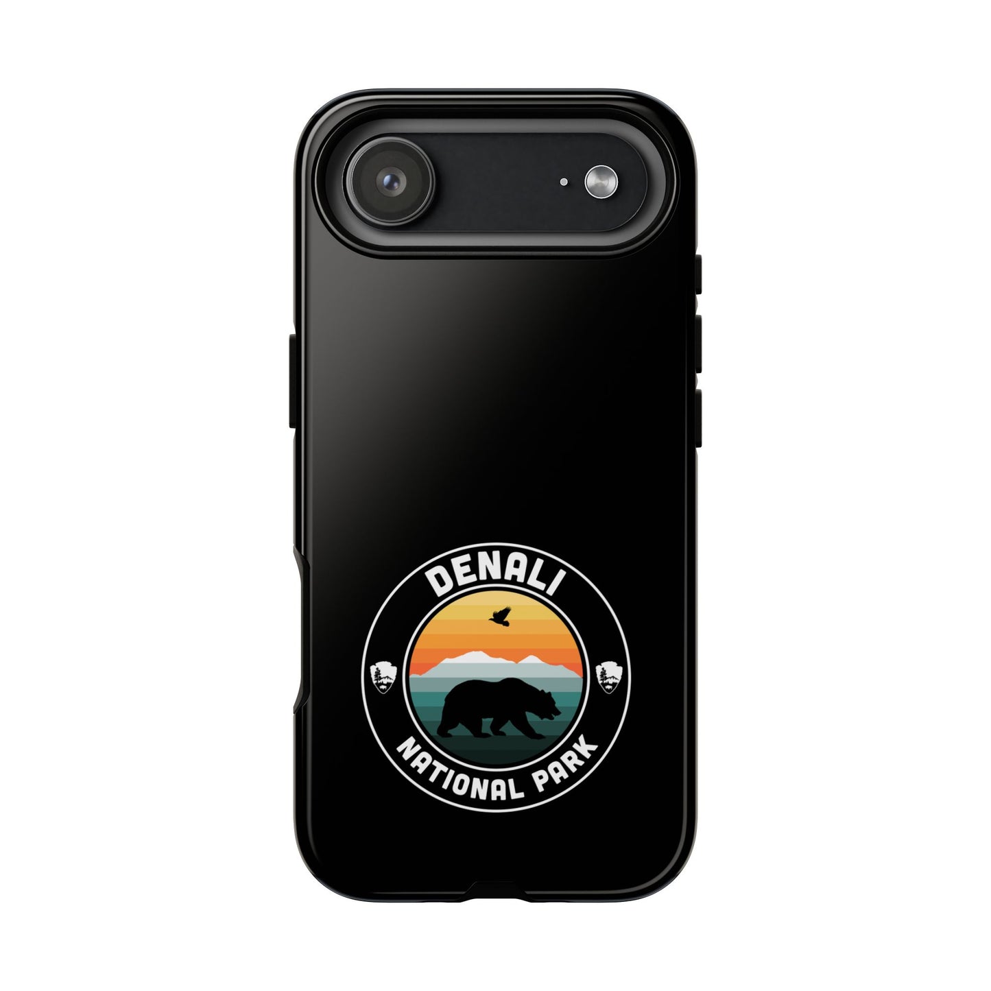 Denali National Park Phone Case - Round Emblem Design