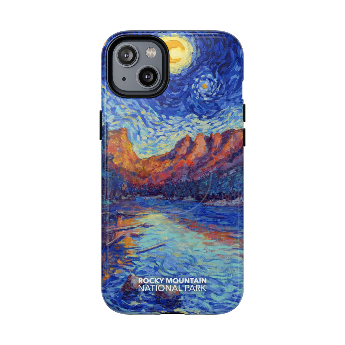 Rocky Mountain National Park iPhone Case with MagSafe - Starry Night