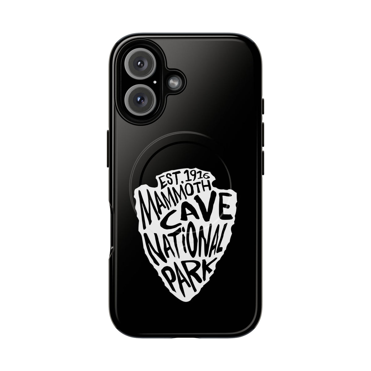 Mammoth Cave National Park iPhone Case with MagSafe - Arrowhead Design