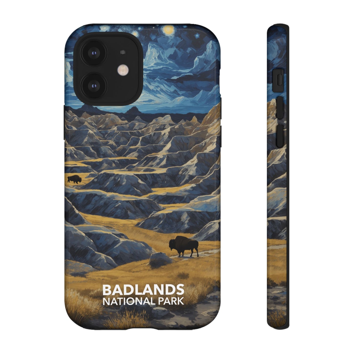 Badlands National Park Phone Case - Starry Night